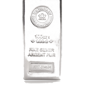 Silver 100oz Bar RCM